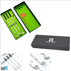Golf Club Ballpoint Pen Set